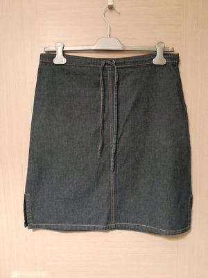 Φούστα τζιν Zara σε Α γραμμή size 42 σαν καινούργιο, μπλε