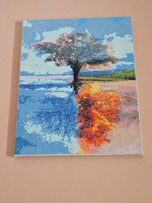 Handmade diamond art painting like new