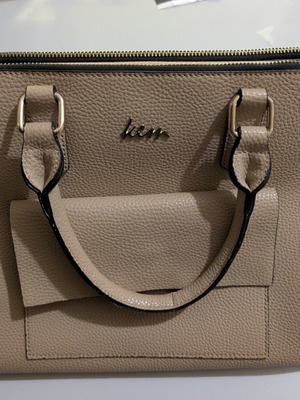 Kem handbag beige like new