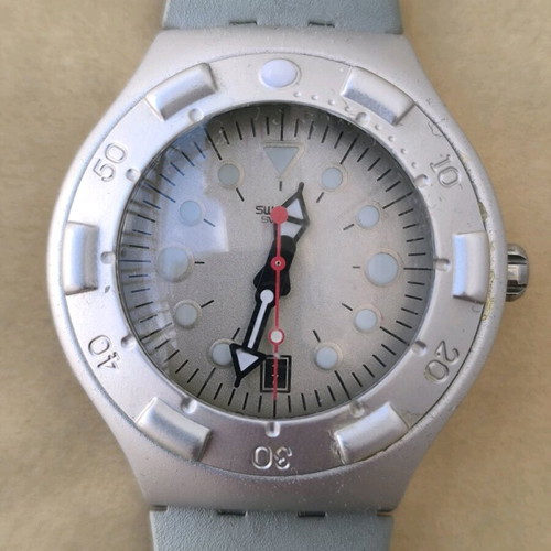Swatch Irony Scuba 200 Aluminium used, functional, 1997 model
