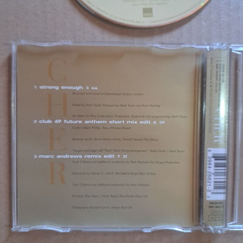 Cher Strong Enough CD single like new, electronic