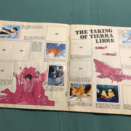 Rambo Panini sticker album used from 1986