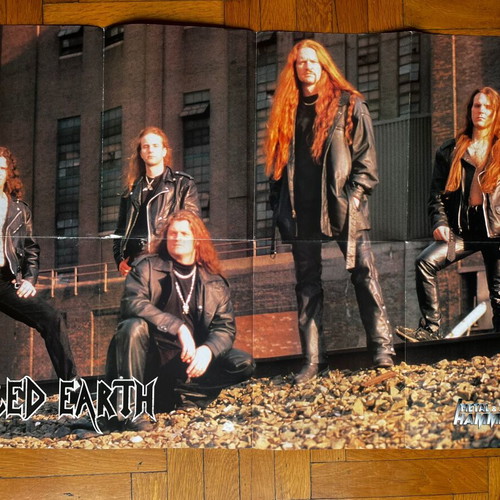 Ozzy Osbourne Iced Earth poster used 58cm x 86cm