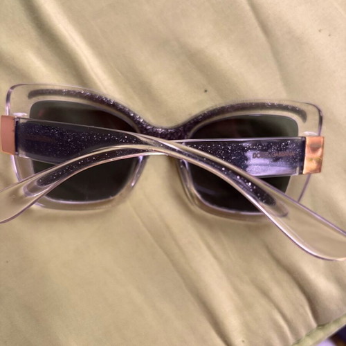 Dolce & Gabbana women's light grey plastic sunglasses like new