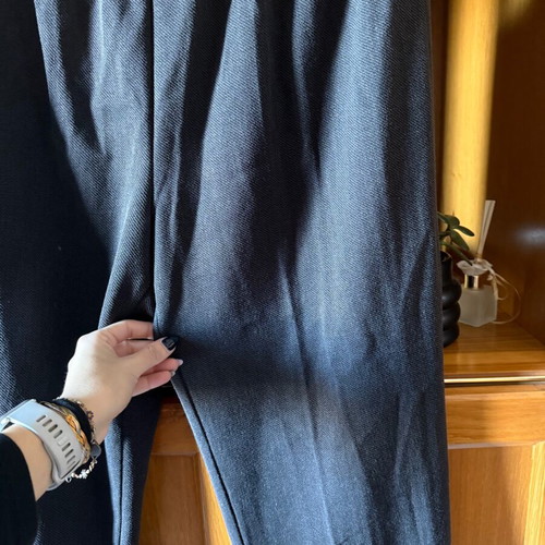 Checked pants with elastic waist new, size XXXL, black and gray