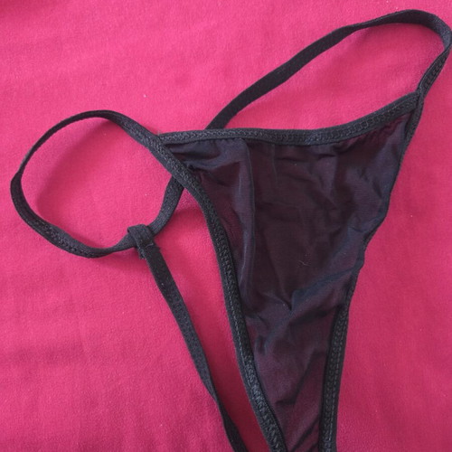 Dress with sheer panels and sexy lingerie new, black