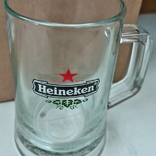 Heineken beer glass like new, collectible heavy