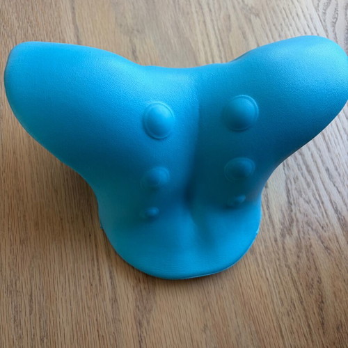 Cervical Traction Neck Stretcher Pillow like new, ergonomic foam support