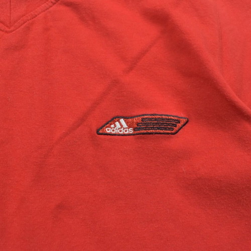 Adidas vintage red T-shirt used, size small
