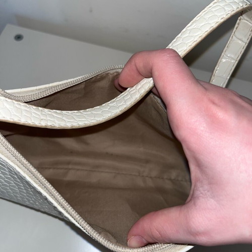White bag like new, worn 3-4 times