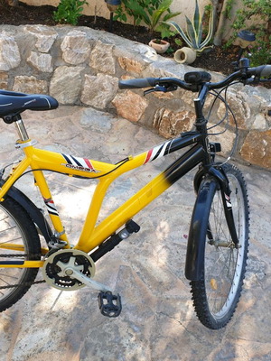 Ποδήλατο Mountain Bike FIELD Omega μεταχειρισμένο, 21 ταχύτητες, κίτρινο-μαύρο