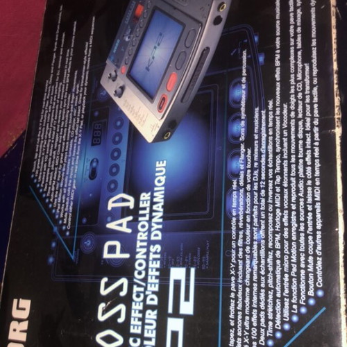 Korg Kaoss Pad KP2 dynamic effect/controller used with original box and transformer