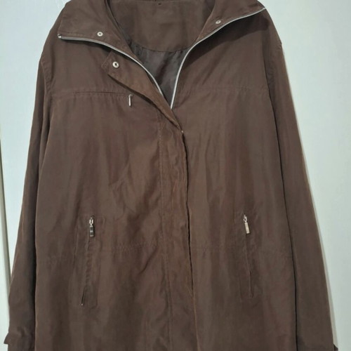 Women's brown outerwear jacket, size XL