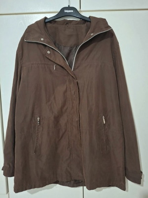 Women's brown outerwear jacket, size XL