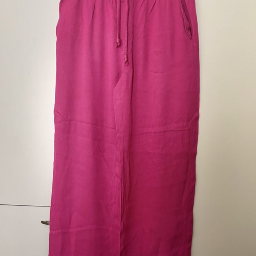 Zara fuchsia summer pants like new, size L