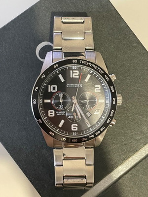 Ρολόι Citizen AN8180-55E ανδρικό μεταχειρισμένο, 44mm, ασημί