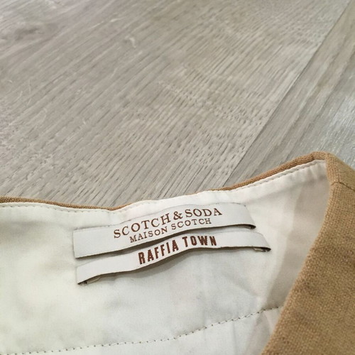 Scotch & Soda Raffia Town Pants brown size S like new