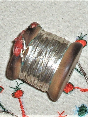 Silver thread for embroidery used, 18th-19th century for tsevredes