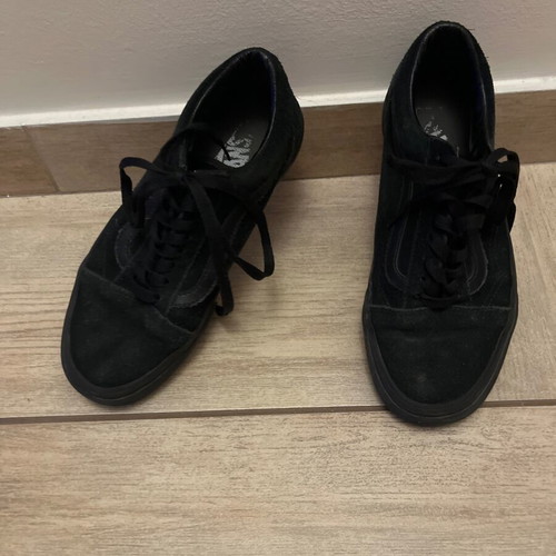 Vans casual shoes size 38.5 used, black unisex