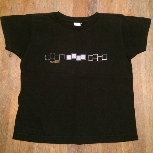 FOURSQUARE ΜΑΥΡΟ T SHIRT UNISEX