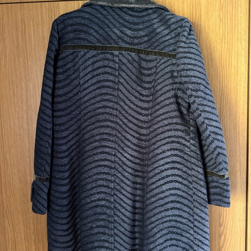 Foglie Rose coat like new, size XXXL, black and blue