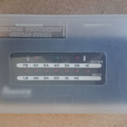 Ibanez automatic tuner for electric guitar and bass used