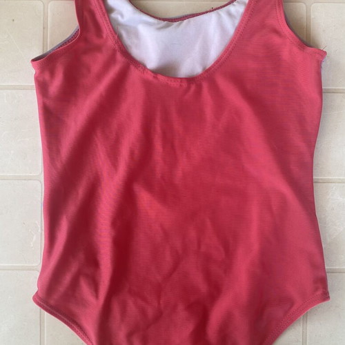 Disney Minnie Kids' Swimsuit like new, ruffled straps, ages 7-8