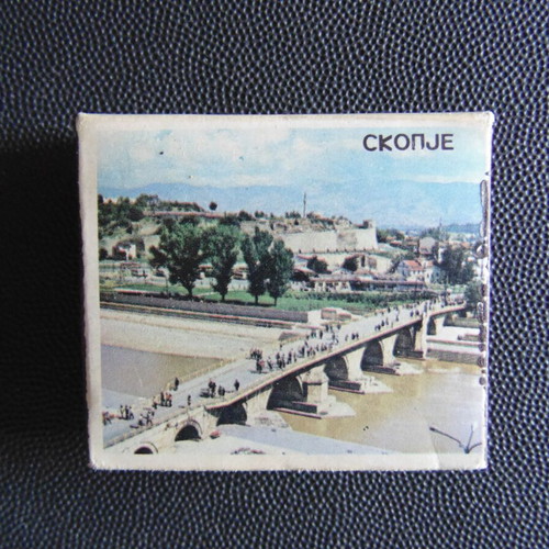 Matchbox from Skopje used, rare