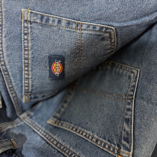 Dickies jeans used, size w30, blue with stain