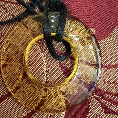 Baccarat pendant like new