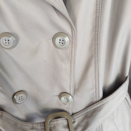 Blu Deise beige trench coat like new, classic double-breasted design