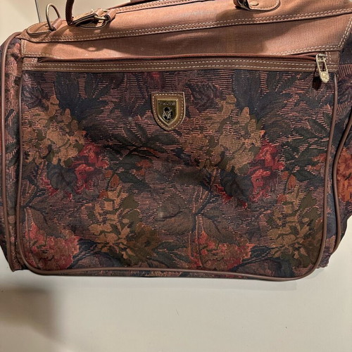 Travel bag like new, beige and brown
