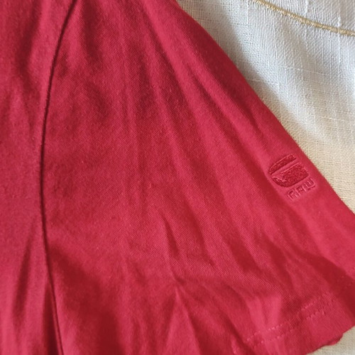 G-Star Raw men's t-shirt XL like new, red, cotton