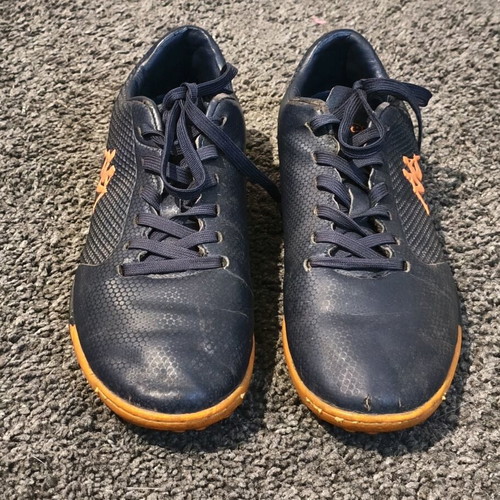 Kappa football boots used, size 38, blue with orange details
