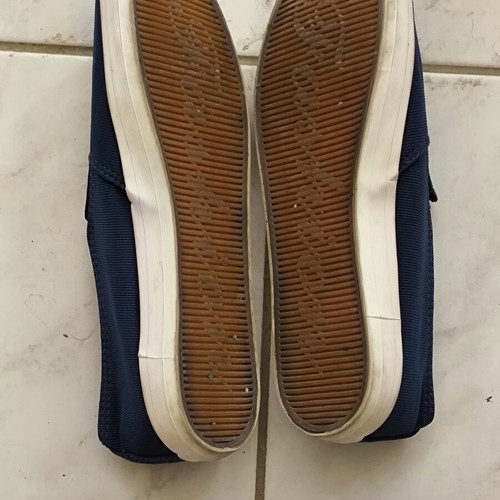 Fashion Icon Blue Canvas Athletic Shoes New Size 39