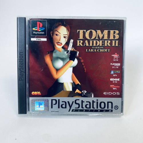Tomb Raider II PlayStation 1 PS1 like new, complete English
