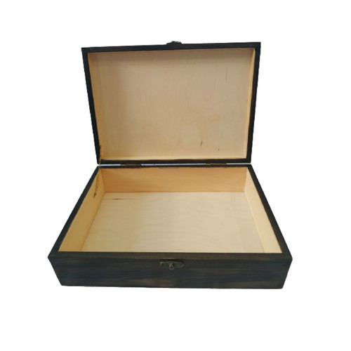 Wooden Milan storage box new, handmade with decoupage technique