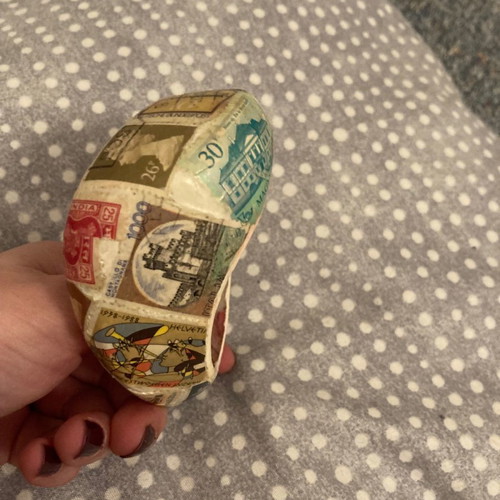 Large bracelet made of stamps new