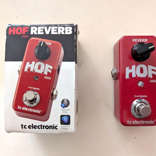 HOF Mini Reverb pedal like new, TC Electronic