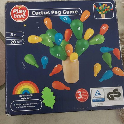 Montessori game 3+ like new, 28 pieces
