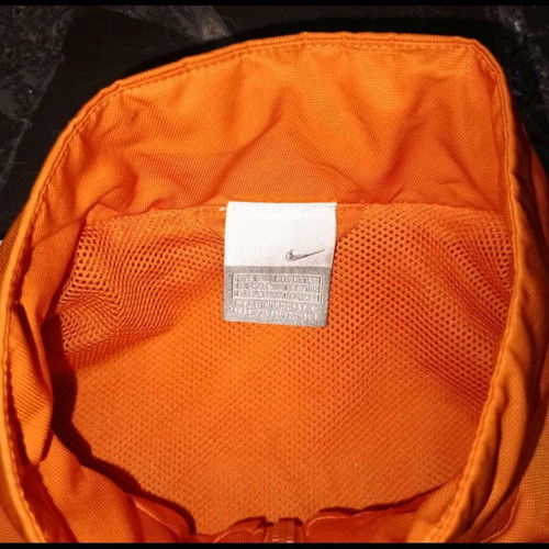 Nike Retro women's jacket used, orange with beige details