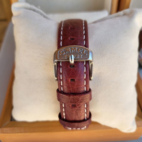 Camel Trophy Professional Team Portugal Limited Edition 20 ATM Watch refurbished, leather strap