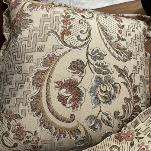 Set of 2 decorative pillows with firm filling, 40x40 cm