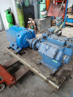Bock ψυκτικό μηχάνημα ανακατασκευασμένο 60Hp 120Kw με ηλεκτρολογικό πίνακα