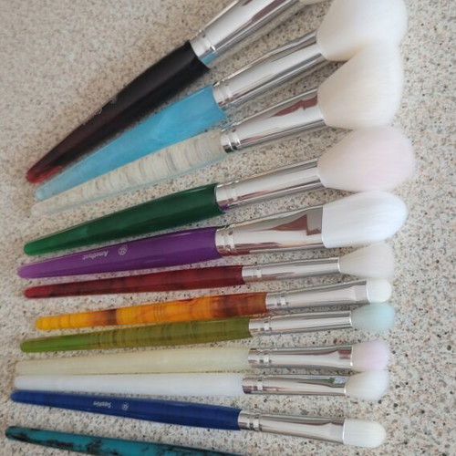 BH Cosmetics Birthstone Brush Set like new, 12 pieces