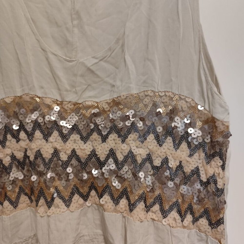 Viscose dress medium with sequins, like new