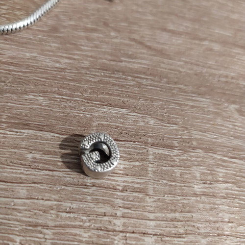 Pandora 925 Silver Chain Set with 3 Charms used