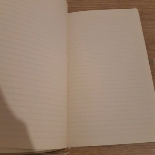 Agenda khaki leatherette new with elastic and pen holder