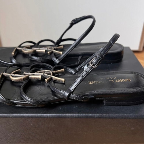 Saint Laurent sandals used, size 37, black