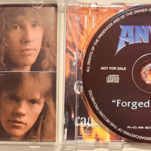 Anvil Forged in Fire CD metal reissue near mint